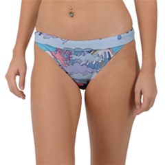 Art Psychedelic Mountain Band Bikini Bottoms by Cemarart