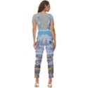 Art Psychedelic Mountain Women s Pinafore Overalls Jumpsuit View4