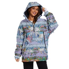 Art Psychedelic Mountain Women s Ski And Snowboard Jacket