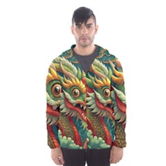 Chinese New Year – Year Of The Dragon Men s Hooded Windbreaker