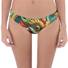 Chinese New Year – Year Of The Dragon Reversible Hipster Bikini Bottoms by Valentinaart