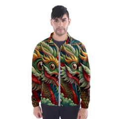 Chinese New Year – Year Of The Dragon Men s Windbreaker