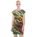 Chinese New Year – Year of the Dragon Cap Sleeve Bodycon Dress View1