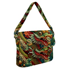 Chinese New Year – Year Of The Dragon Buckle Messenger Bag by Valentinaart