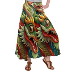 Chinese New Year – Year Of The Dragon Women s Satin Palazzo Pants by Valentinaart