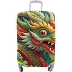 Chinese New Year – Year Of The Dragon Luggage Cover (large) by Valentinaart