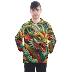 Chinese New Year – Year Of The Dragon Men s Half Zip Pullover