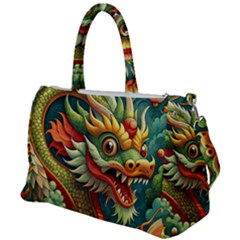 Chinese New Year – Year Of The Dragon Duffel Travel Bag by Valentinaart