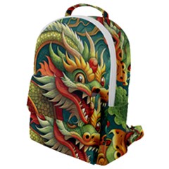 Chinese New Year – Year Of The Dragon Flap Pocket Backpack (small) by Valentinaart