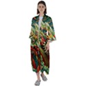 Chinese New Year – Year of the Dragon Maxi Satin Kimono View1