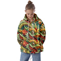 Chinese New Year – Year Of The Dragon Kids  Oversized Hoodie