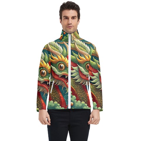 Chinese New Year – Year Of The Dragon Men s Bomber Jacket by Valentinaart