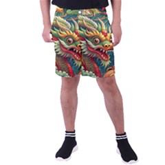 Chinese New Year – Year Of The Dragon Men s Pocket Shorts by Valentinaart