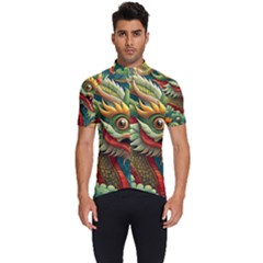 Chinese New Year – Year Of The Dragon Men s Short Sleeve Cycling Jersey by Valentinaart