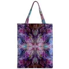 Blended Butterfly Zipper Classic Tote Bag by kaleidomarblingart