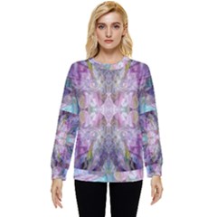 Blended Butterfly Hidden Pocket Sweatshirt by kaleidomarblingart