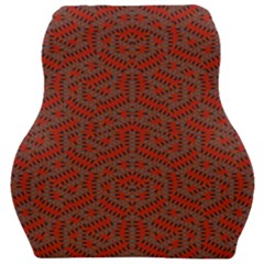 Hexagon Motif Geometric Tribal Style Pattern Car Seat Velour Cushion  by dflcprintsclothing