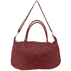 Hexagon Motif Geometric Tribal Style Pattern Removable Strap Handbag by dflcprintsclothing