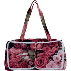 Pink Roses Flowers Love Nature Multi Function Bag by Grandong