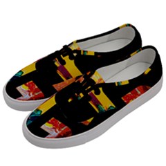 Abstract, Dark Background, Black, Typography,g Men s Classic Low Top Sneakers by nateshop