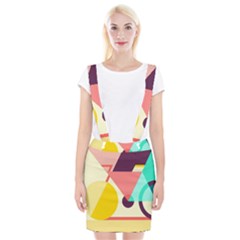 Bicycle, Geometric Figures, Art, Braces Suspender Skirt