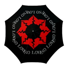 No Love, Broken, Emotional, Heart, Hope Golf Umbrellas by nateshop