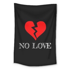 No Love, Broken, Emotional, Heart, Hope Large Tapestry by nateshop