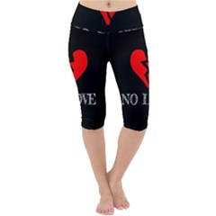 No Love, Broken, Emotional, Heart, Hope Lightweight Velour Cropped Yoga Leggings by nateshop