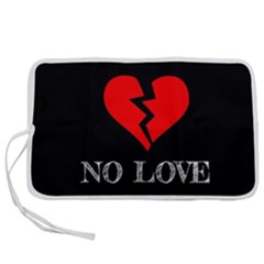 No Love, Broken, Emotional, Heart, Hope Pen Storage Case (l) by nateshop