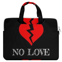 No Love, Broken, Emotional, Heart, Hope Macbook Pro 13  Double Pocket Laptop Bag by nateshop