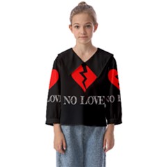 No Love, Broken, Emotional, Heart, Hope Kids  Sailor Shirt by nateshop