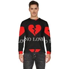 No Love, Broken, Emotional, Heart, Hope Men s Fleece Sweatshirt by nateshop