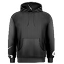 S Black Fingerprint, Black, Edge Men s Core Hoodie View1