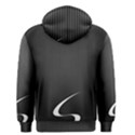 S Black Fingerprint, Black, Edge Men s Core Hoodie View2