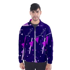 Triangles, Triangle, Colorful Men s Windbreaker