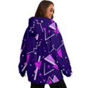 Triangles, Triangle, Colorful Women s Ski and Snowboard Jacket View4