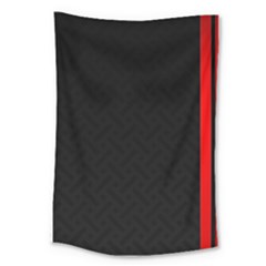 Abstract Black & Red, Backgrounds, Lines Large Tapestry by nateshop