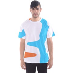 Warp Lines Colorful Multicolor Men s Sport Mesh T-shirt