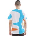 Warp Lines Colorful Multicolor Men s Sport Mesh T-Shirt View2