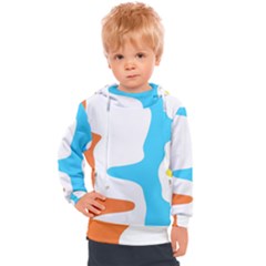 Warp Lines Colorful Multicolor Kids  Hooded Pullover by Cemarart