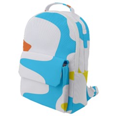 Warp Lines Colorful Multicolor Flap Pocket Backpack (small) by Cemarart