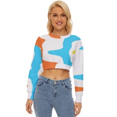 Warp Lines Colorful Multicolor Lightweight Long Sleeve Sweatshirt by Cemarart