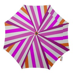 Colorful Multicolor Colorpop Flare Hook Handle Umbrellas (small) by Cemarart