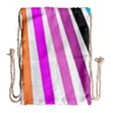 Colorful Multicolor Colorpop Flare Drawstring Bag (Large) View2