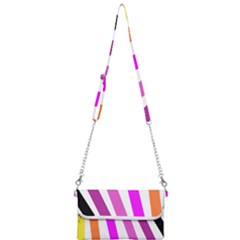 Colorful Multicolor Colorpop Flare Mini Crossbody Handbag