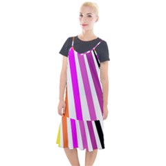 Colorful Multicolor Colorpop Flare Camis Fishtail Dress by Cemarart