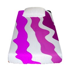 Warp Liquid Multicolor Kids Fitted Sheet (single Size) by Cemarart