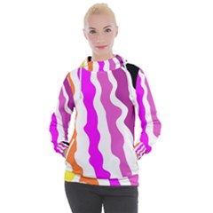 Warp Liquid Multicolor Kids Women s Hooded Pullover by Cemarart