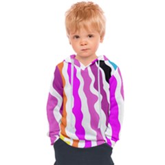 Warp Liquid Multicolor Kids Kids  Overhead Hoodie by Cemarart