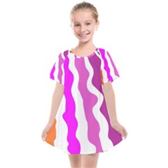 Warp Liquid Multicolor Kids Kids  Smock Dress